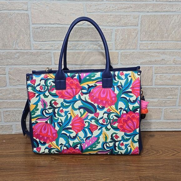 TRINA TURK FLORAL FESTIVAL TOTE CONVERTIBLE - Picture 3 of 9